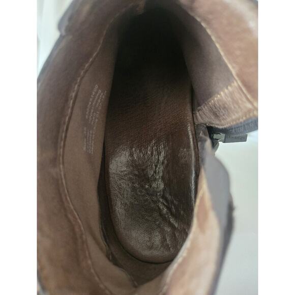 Dansko Womens Maria Brown Suede Leather Zip Ankle Boot 7.5 Size 38 - Picture 9 of 11